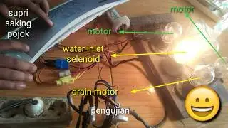 Servis modul mesin cuci di tombol power tidak nyala