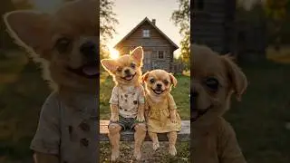 &ldquo;Two Little Pups, One Big Story 🐶✨ | Cutest Farm Friends Ever&rdquo; #shorts #viral #aivideo #ai