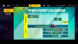 Ffws Event Calender | Tournament Calender |