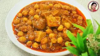 Make this popular restaurant dish at home very easily - Paneer Chole Masala Recipe In Bengali