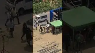 Varisu shooting video leaked thalapathi Vijay entry &hearts;️ thalapathi 67leaked#vijay #shorts #subscribe