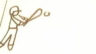 Baseball pitch flipbook animation