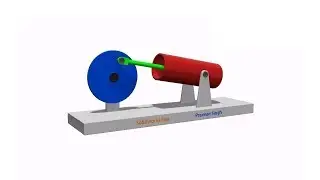 Oscillating Cylinder Engine Animation in solidworks