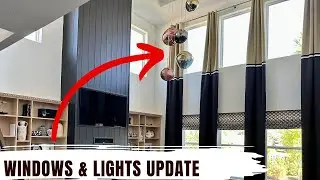 Updating Our LIGHT FIXTURES & WINDOW TREATMENTS | New Home UPDATE | House To Home