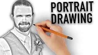 Preparing for an Art Class (Drawing my Husband Live)