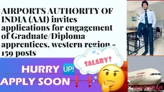Apprenticips From Airport Authority Of India//Diploma//Graduate