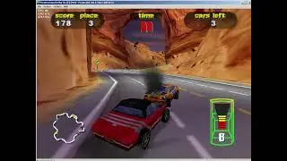 Destruction Derby 64 - Sunset Canyon - Arcade Mode 