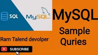 SQL | MySQL | My SQL Basics | My SQL Sample Quries|