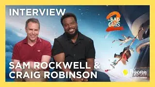 Sam Rockwell and Craig Robinson: The Bad Guys 2, heist fails and movie joy I Popcorn Podcast