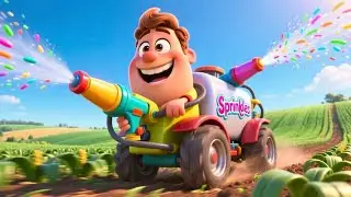 Crop Sprayer Goes Vroom 🎵 | Fun Farm Vehicle Song for Kids | Nursery Rhymes & Kids Songs