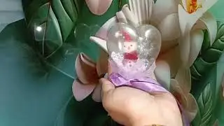 Aluminium paper uses cute snow man ☃️❄️# Show pieces # Diy craft Home Decor 