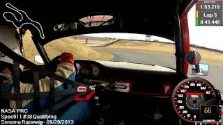 Sonoma Raceway @ Sears Point Porsche Spec911 Lap 1:53.20 w/data