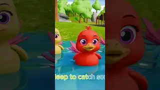 Five Little Ducks Song 🦆 Swim Along & Sing for Toddlers & Preschoolers @Bubufun