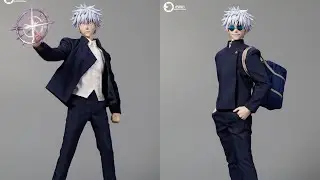 New Jujutsu Kaisen Gojo 1/6 scale action figure in hand images by  Asmus Toys
