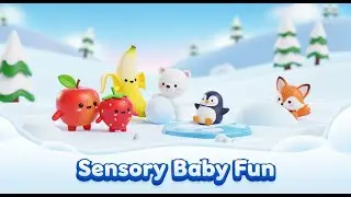 Fruits and Cute Animals 🌨️🍉Playing Together in the Snow 🐰