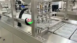 Automatic tray sealing machine for Tofu box filling packing