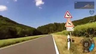 Radweg nach Hause