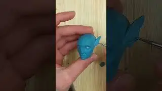 Make Neteyam of Avatar 2 in polymer clay #shorts #avatar #handmade
