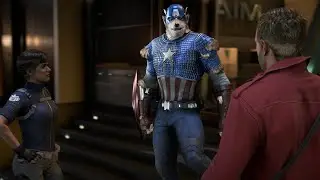 CapLoup Halloween Captain America Skin - Marvel's Avengers PS5