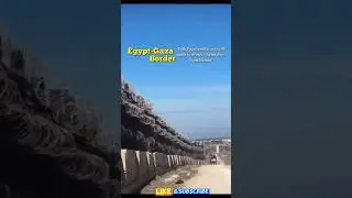 Both Egypt and Israel built walls to protect themselves from Hamas  #israel #hamas #gaza #news
