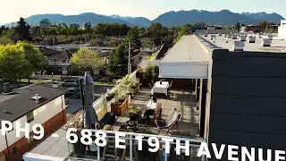 Breathtaking Penthouse in East Van :: PH9 - 688 E 19th Ave