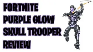 Fortnite Purple Glow Skull Trooper Legendary Series Figure Review