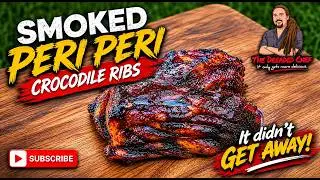 Smoked Crocodile Ribs at  Bramston Beach Campground