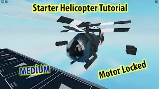 Starter Helicopter Tutorial / MH 6 little bird | Roblox Plane Crazy