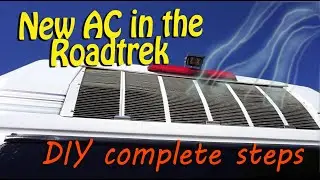 New AC in the Roadtrek - DIY complete steps