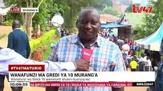 Waziri Ogamba anakagua shughuli ya usajili wa wanafunzi wa gredi ya 10 Kaunti ya Murang'a