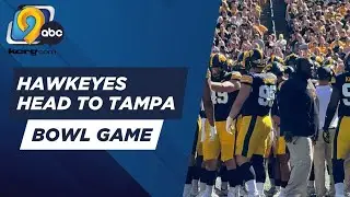 Hawkeyes depart Iowa for ReliaQuest Bowl