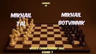 Mikhail Tal vs Mikhail Botvinnik (World Championship 1960, Round 7) #chess