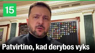 Volodymyras Zelenskis: trečiadienį vyks trišalės derybos