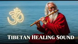 (No Ads) Tibetan Flute Music for Deep Healing - Deep Sleep, Melatonin Release Third Eye