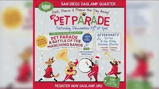 San Diego&rsquo;s most festive holiday pet parade returns to Gaslamp Quarter