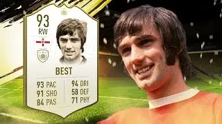 FIFA 19 Icon Best Review | 93 Prime Icon George Best Player Review | Fifa 19 Ultimate Team Gameplay