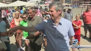 Fred Hubbell at Iowa State Fair