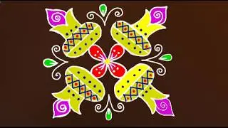 Pot Rangoli muggulu #subscribe ⁨@ShinyDiya123⁩