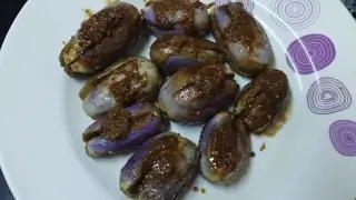 How to make Stuffed Brinjal - Stuffed Brinjal Recipe - Stuffed Baingan - Stuffed Brinjal Curry