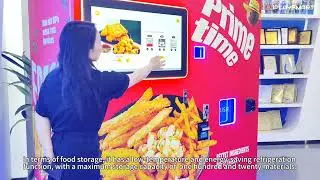 Automatic French fry vending machine
