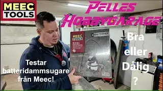 Testar batteri dammsugare från Meec