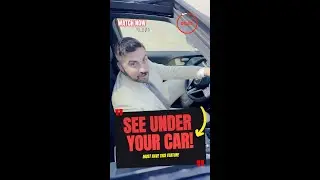 See under your car⚠️Transparent Bonnet feature #mercedes #benz