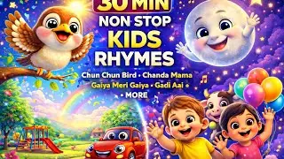 30 Min NON STOP Kids Rhymes 🎵 | Fun Learning Songs for Kids | Tiny Tales Kids TV