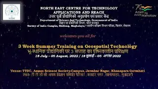 Training on Geospatial Technology w.e.f 18th July, to 5th August, 2022, Day-9