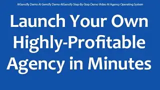 AIGencify Demo AI Gencify Demo AIGencify Step-By-Step Demo Video AI Agency Operating System