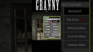 Granny No Clip Funny Edit 🔥 #granny #modmenu #noclip #shorts