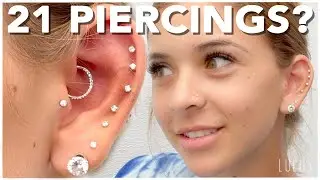 21 Piercings In ONE DAY!? *INSANE*