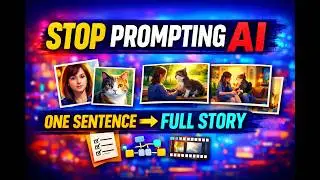 Stop Prompting AI. This Turns One Sentence Into a Full Visual Story.