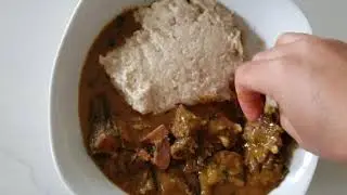 How To Make Oats Fufu | Healthy Fufu Recipe | Oat Swallow