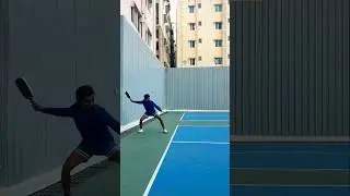 How to hit a Pickleball: Serve, watch, learn! 😊 super simple #pickleball #youtube #sports #shorts